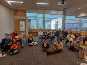 An In the Nest session at the Elkridge Branch Library in Howard County.